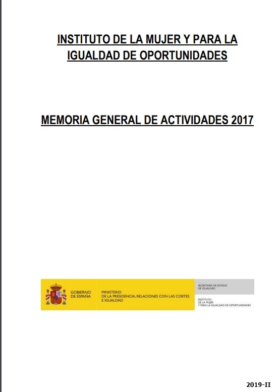 Memoria general de actividades 2017