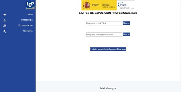 LEP Límites de Exposición Profesional