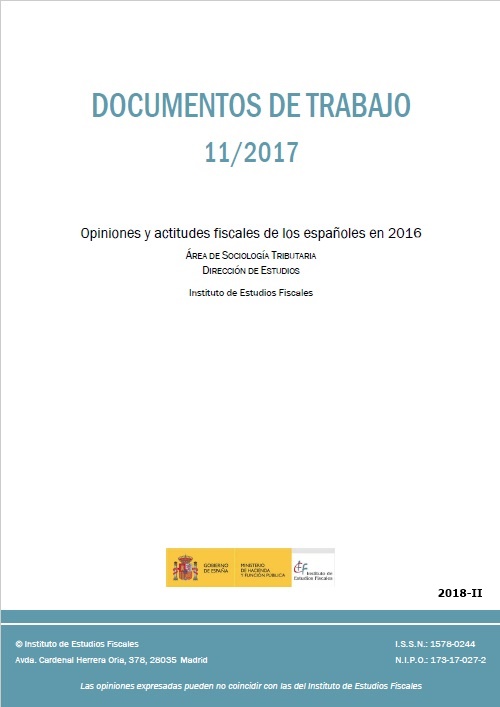 Opiniones y actitudes fiscales de los españoles en 2016