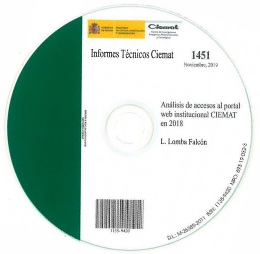 Análisis de accesos al portal web institucional CIEMAT en 2018