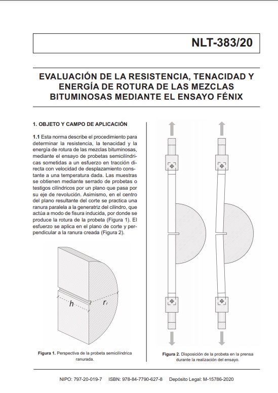 Evaluación de la resistencia, tenacidad y energía de rotura de las mezclas bituminosas mediante el ensayo Fénix
