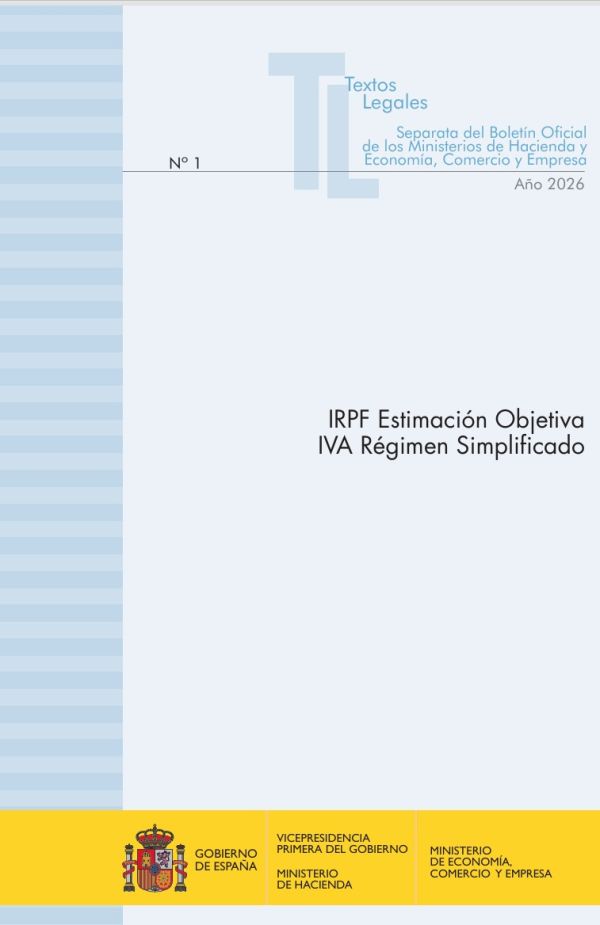 IRPF estimación objetiva. IVA régimen simplificado