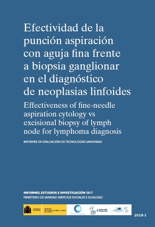 Efectividad de la punción aspiración con agua fina frente a biopsia ganglionar en el diagnóstico de neoplasias linfoides