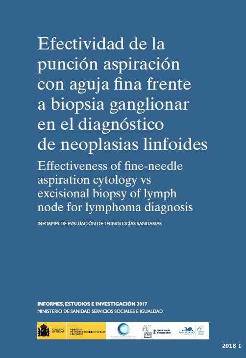 Efectividad de la punción aspiración con agua fina frente a biopsia ganglionar en el diagnóstico de neoplasias linfoides