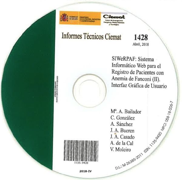 SIWeRPAF, sistema informático web para el registro de pacientes con Anemia de Fanconi (II)