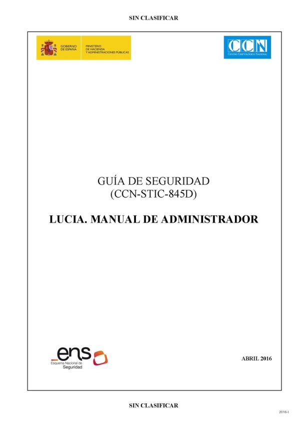 LUCIA. Manual de administrador