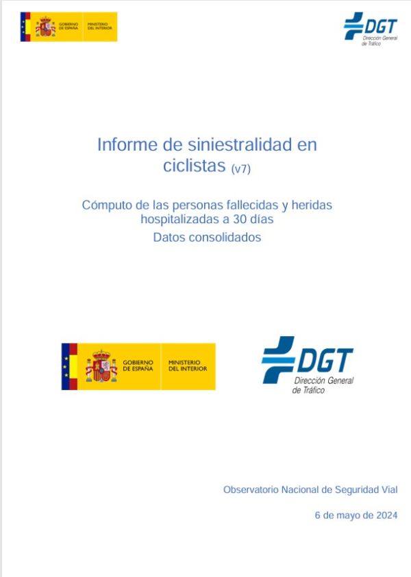 Informe de siniestralidad en ciclistas (2013-2022)