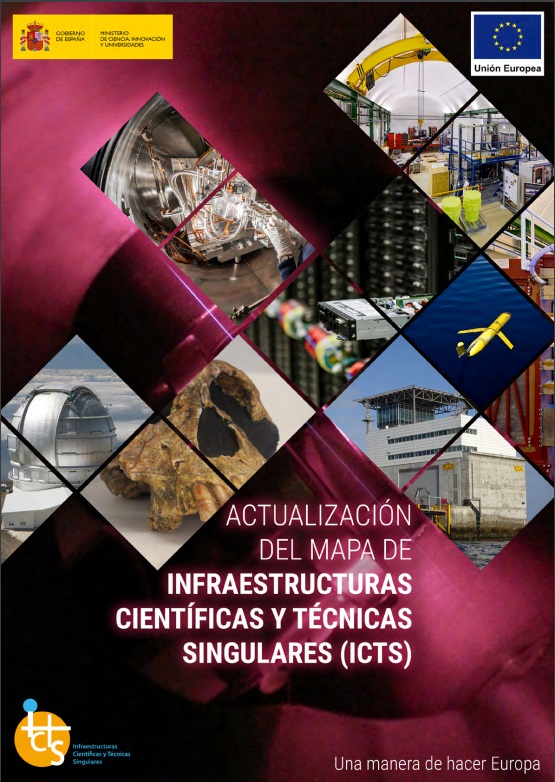 Actualización del mapa de infraestructuras científicas y técnicas singulares (ICTS)