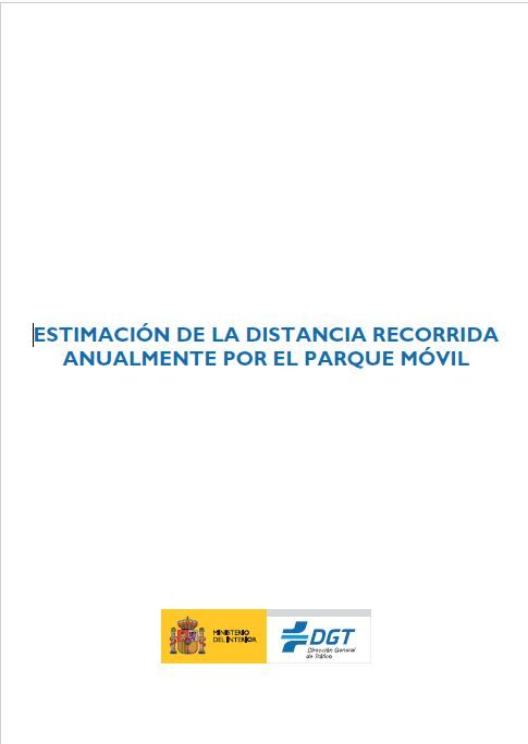 Estimación de la distancia recorrida anualmente por el parque móvil