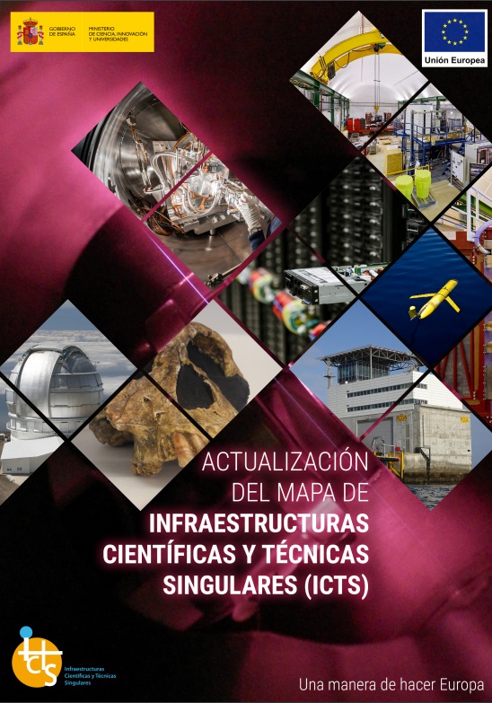Actualización del mapa de infraestructuras científicas y técnicas singulares (ICTS)