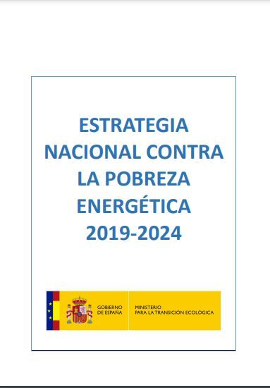 Estrategia nacional contra la pobreza energética 2019-2024