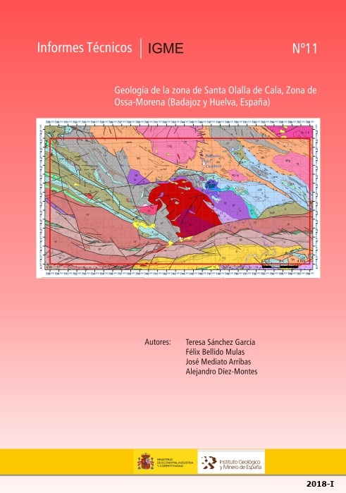 Geología de la zona de Santa Olalla de Cala, zona de Ossa-Morena (Badajoz y Huelva, España)