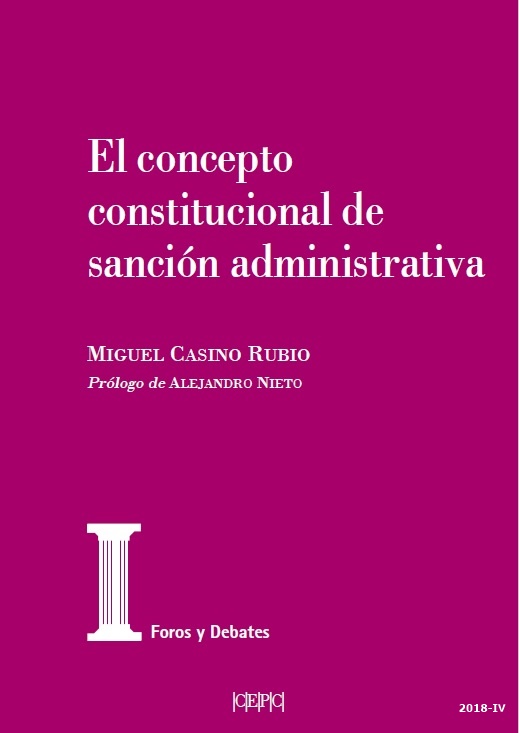 El concepto constitucional de sanción administrativa