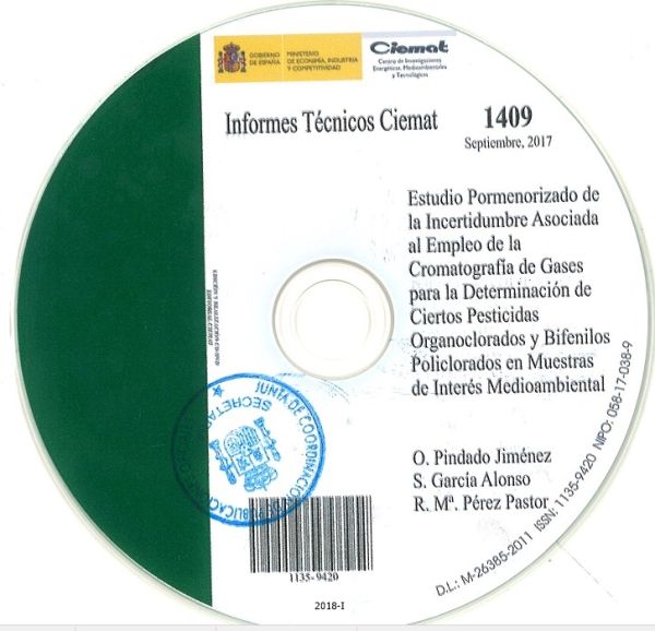 Estudio pormenorizado de la incertidumbre asociada al empleo de la cromatografía de gases para la determinación de ciertos pesticidas organoclorados y bifenilos policlorados en muestras de interés medioambiental