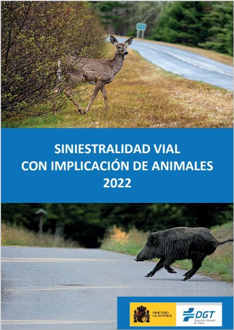Siniestralidad vial con implicación de animales 2022