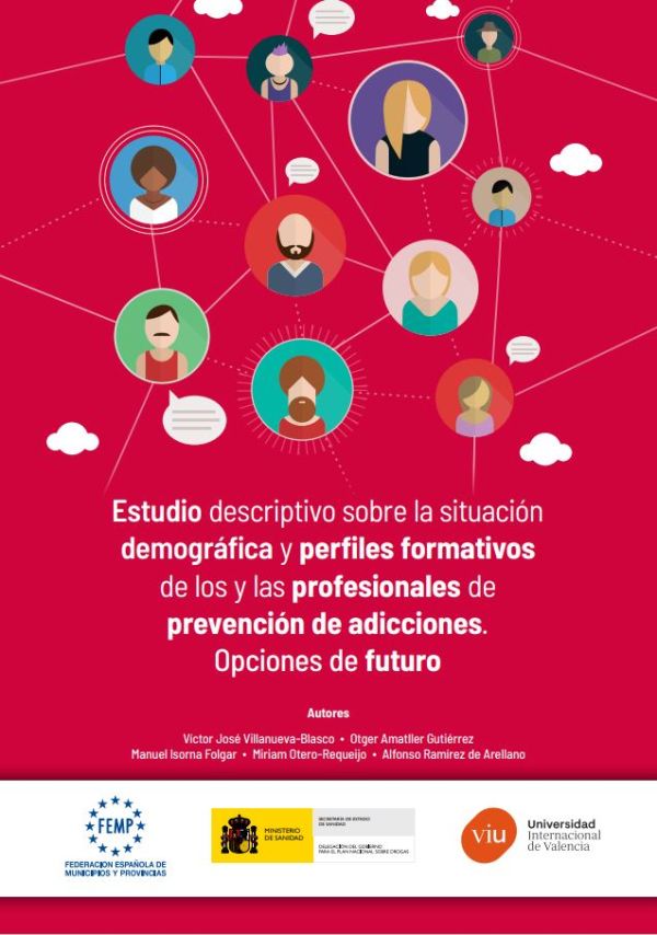 Estudio descriptivo sobre la situación demográfica y perfiles formativos de los y las profesionales de prevención de adicciones
