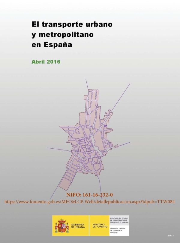 El transporte urbano y metropolitano en España