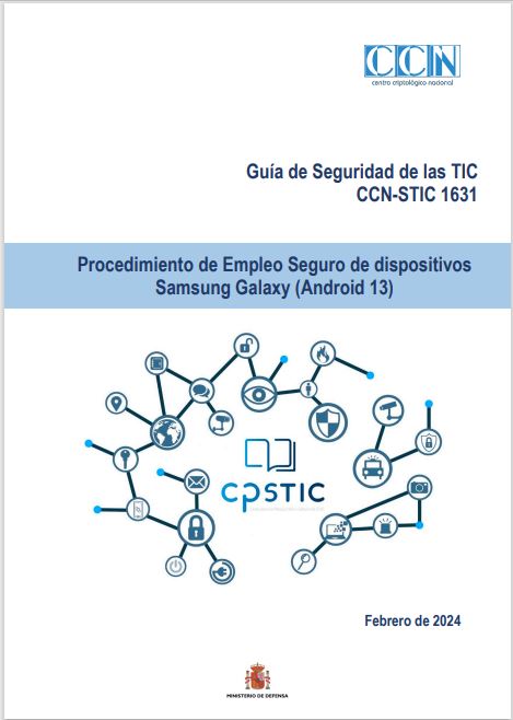 Procedimiento de empleo seguro de dispositivos Samsung Galaxy (Android 13)