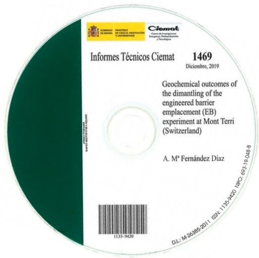 Geochemical outcomes of the dimantling of the engineered barrier emplacement (EB) experiment at Mont Terri (Switzerland)