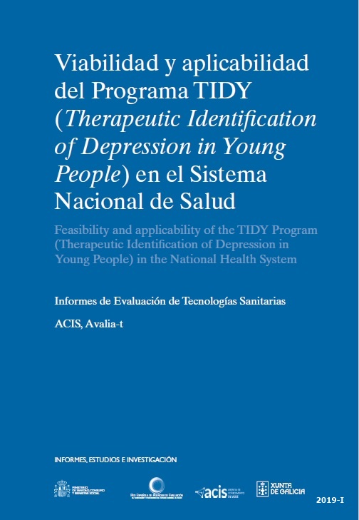 Viabilidad y aplicabilidad del programa TIDY (Therapeutic Identification of Depression in Young People) en el Sistema Nacional de Salud