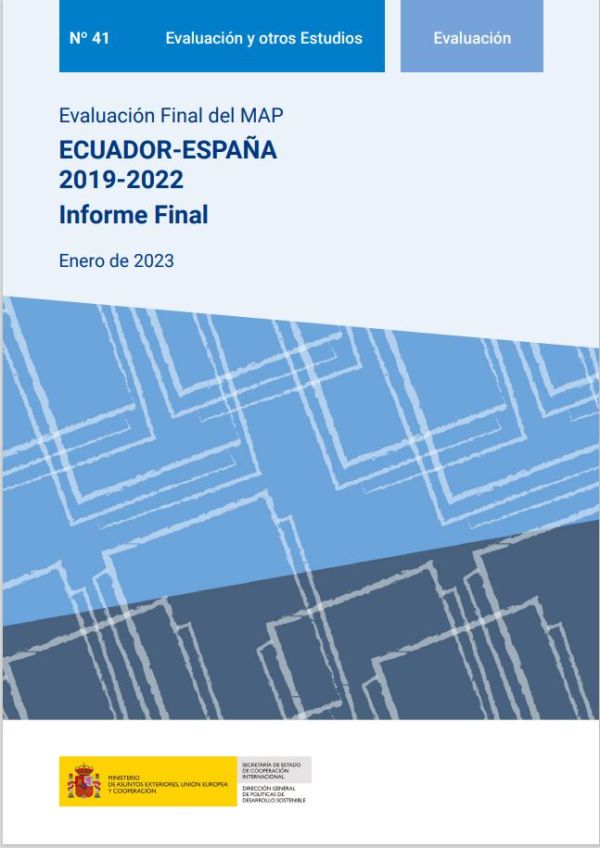 Evaluación final del MAP Ecuador-España 2019-2022