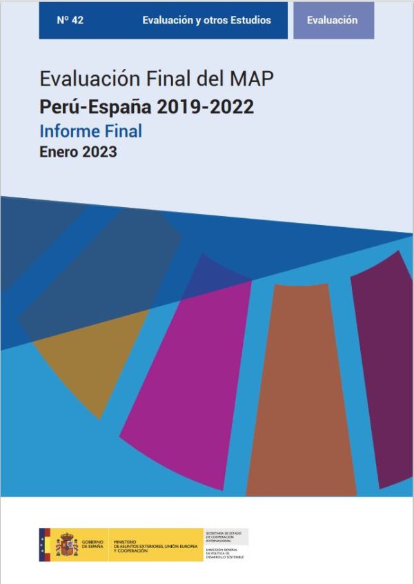Evaluación final del MAP Perú-España 2019-2022