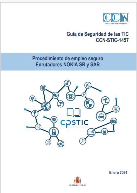 Procedimiento de empleo seguro enrutadores NOKIA SR y SAR