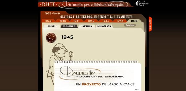 DHTE documentos para la Historia del Teatro Español 1939-1949