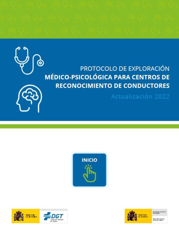 Protocolo de exploración médico-psicológica para centros de reconocimiento de conductores