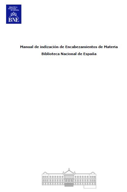 Manual de indización de encabezamientos de materia