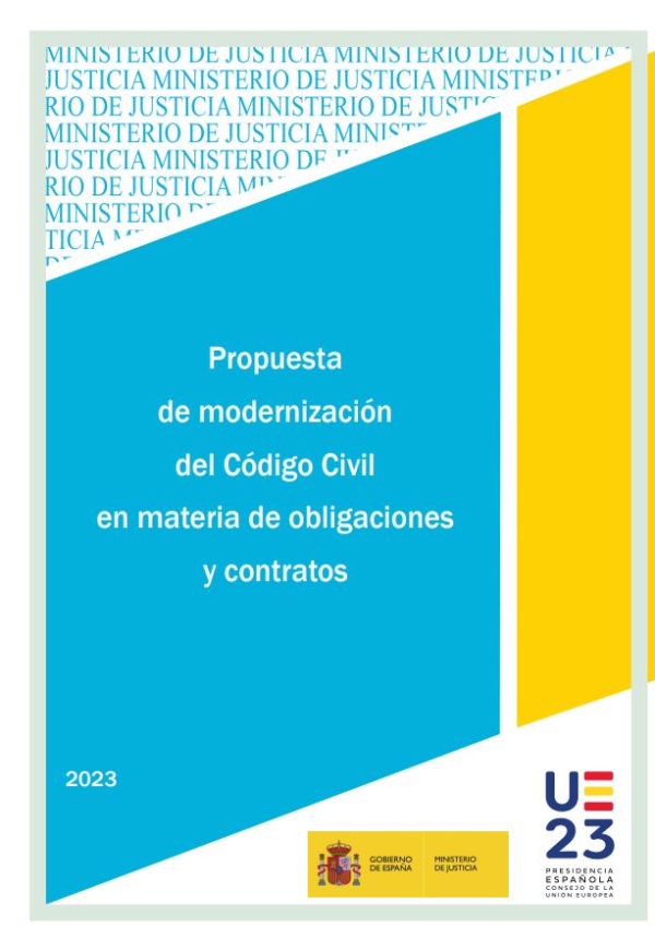 Propuesta de modernización del Código Civil en materia de obligaciones y contratos