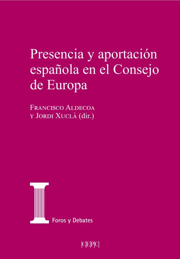Presencia y aportación española en el Consejo de Europa