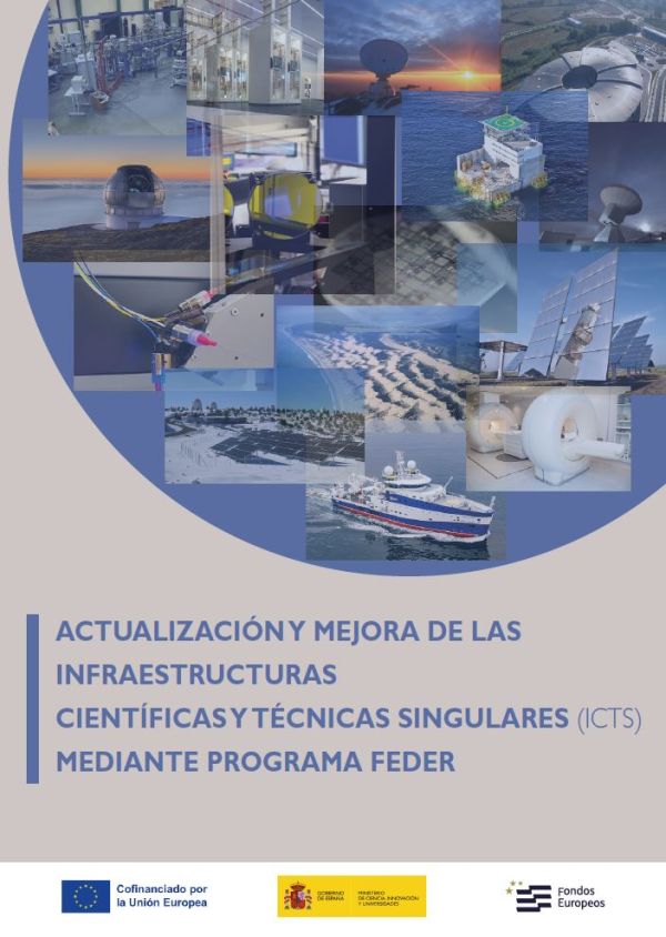 Actualización y mejora de las infraestructuras científicas y técnicas singulares (ICTS) mediante programa FEDER