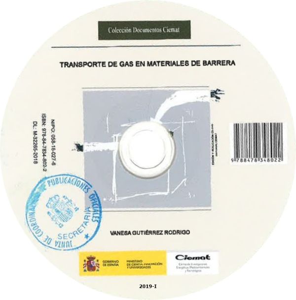 Transporte de gas en materiales de barrera