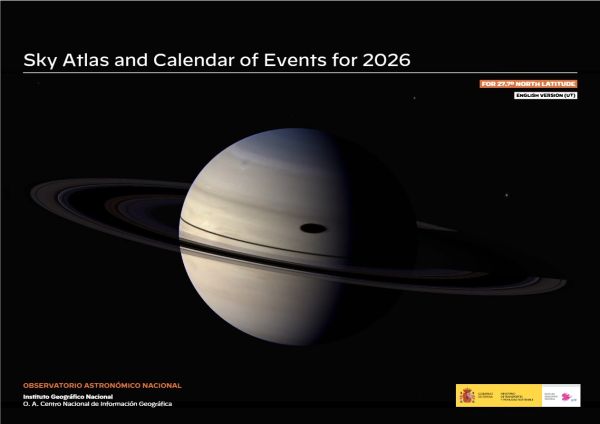 Sky atlas and calendar of events for 2026
