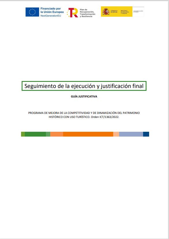 Seguimiento de la ejecución y justificación final