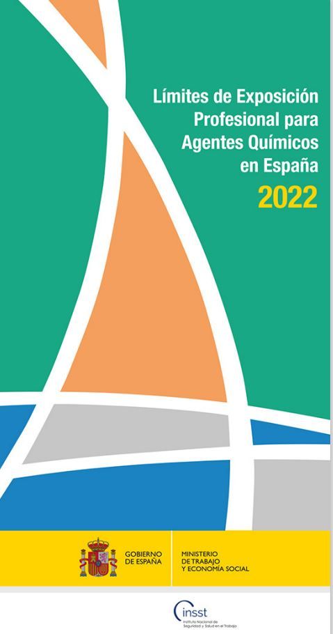 Límites de exposición profesional para agentes químicos en España 2022