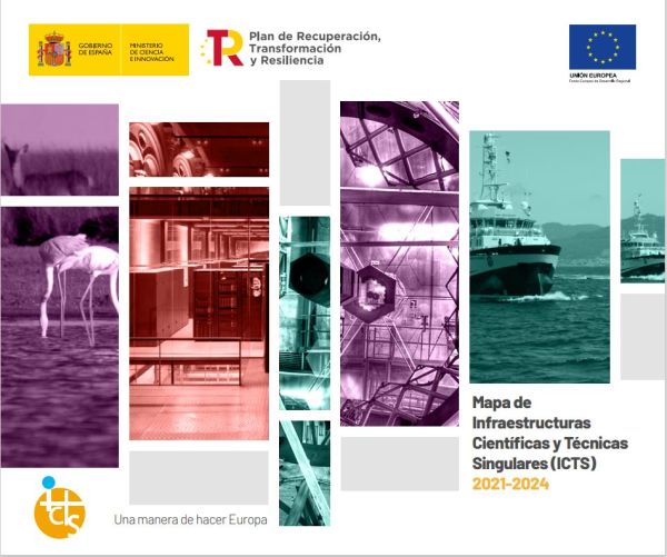 Mapa de Infraestructuras Científicas y Técnicas Singulares (ICTS)