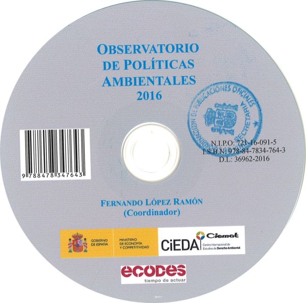 Observatorio de políticas ambientales 2016