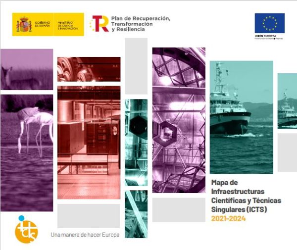 Mapa de Infraestructuras Científicas y Técnicas Singulares (ICTS)