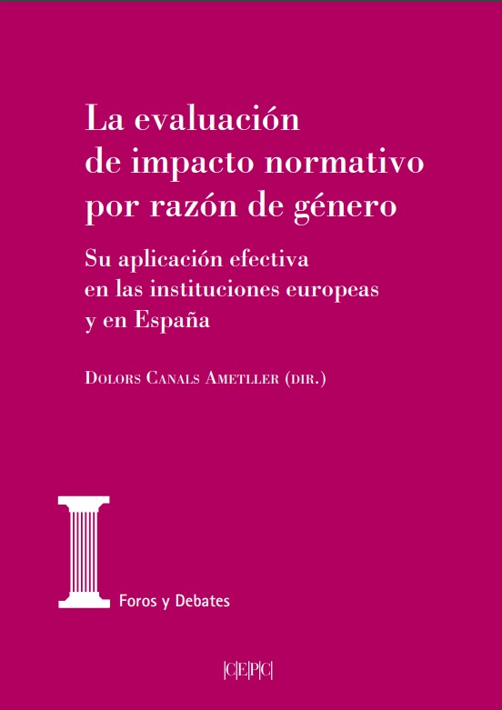 La evaluación de impacto normativo por razón de género