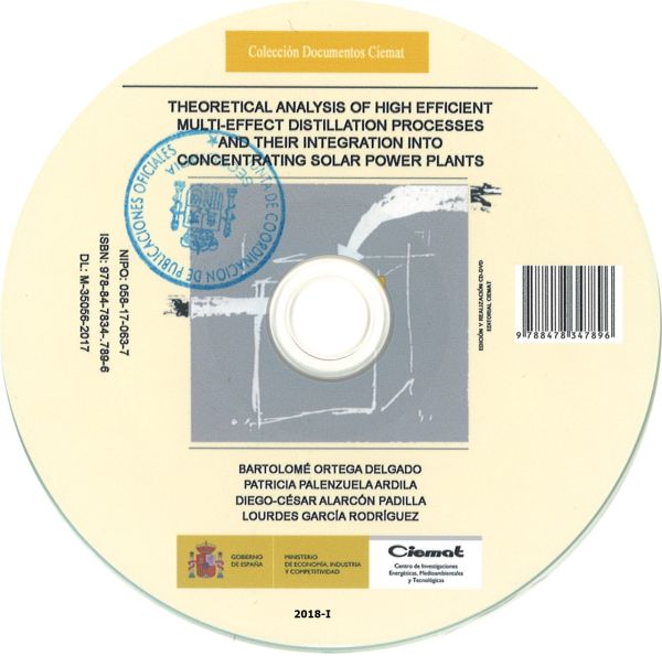 Theoretical analysis of high efficient multi-effect distillation processes and their integration into concentrating solar power plants