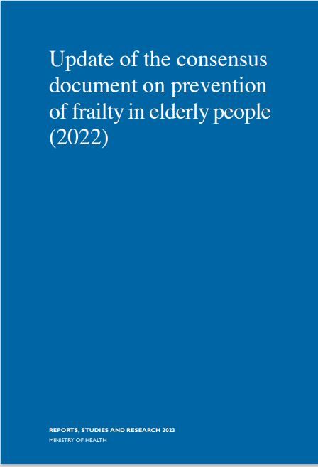 Update of the consensus document on prevention of frailty in elderly people (2022)