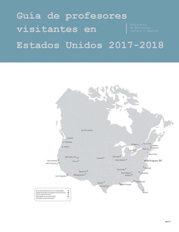 Guía de profesores visitantes en Estados Unidos 2017-2018
