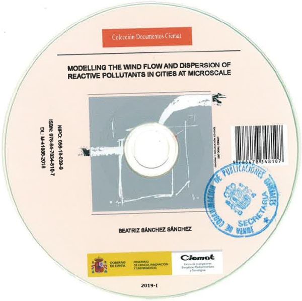 Modelling the wind flow and dispersion of reactive pollutants in cities at microscale