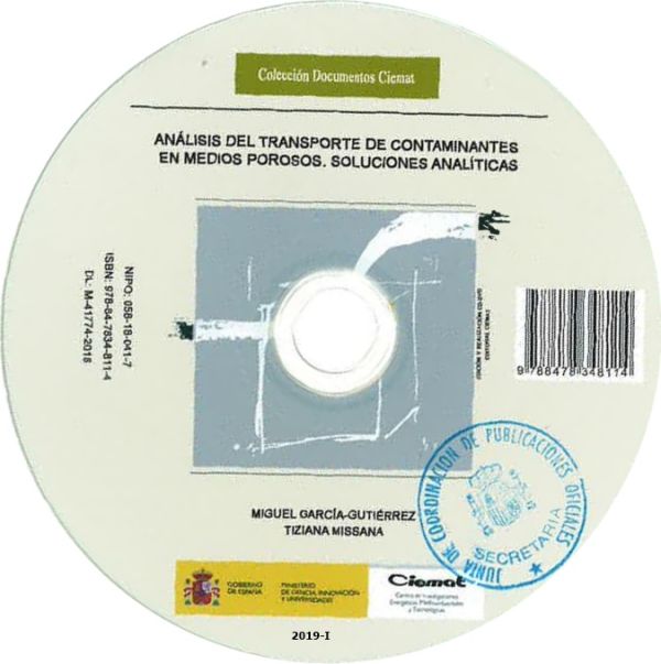 Análisis del transporte de contaminantes en medios porosos
