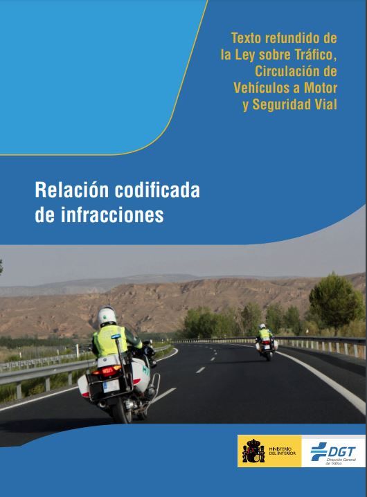 Relación codificada de infracciones