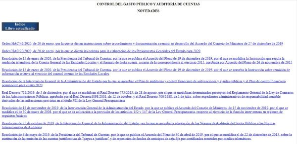 Control del gasto público y auditoría de cuentas