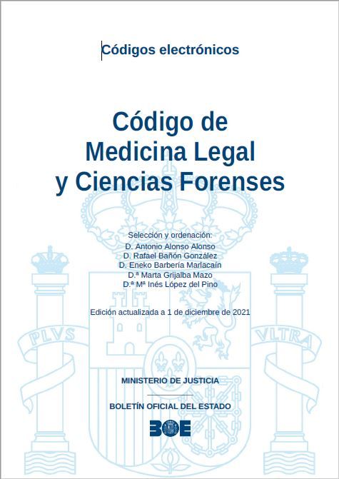Código de medicina legal y ciencias forenses