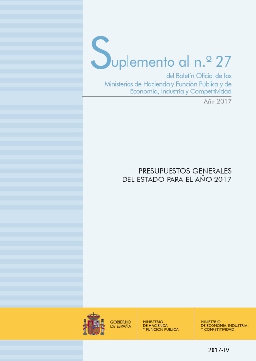 Presupuestos generales del Estado para el año 2017